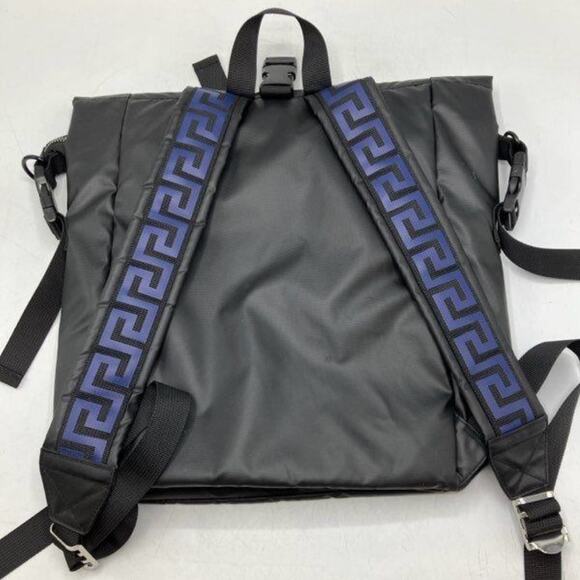Versace Parfums Charcoal Unisex Backpack Rare - Picture 2 of 6